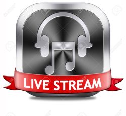 Music live stream button